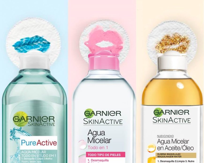 Beneficios de utilizar agua micelar de Garnier