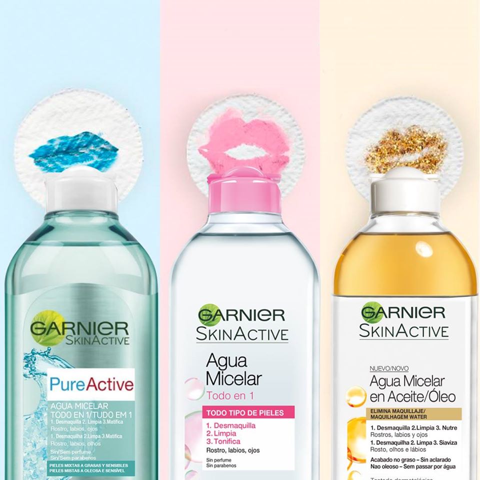 Beneficios de utilizar agua micelar de Garnier